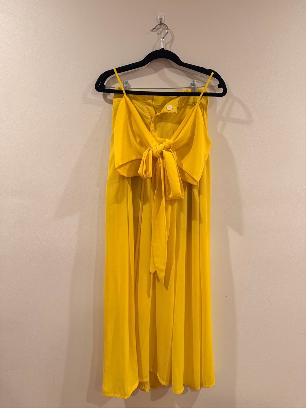 Yellow Tie-Front Set